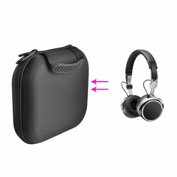 Подходит для Aventho Сумка для проводной беспроводной гарнитуры Bluetooth, сумка в твердом корпусе, аксессуары для гарнитуры, защитная крышка, портативные сумки