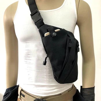 Мужская сумка для бега, Многофункциональные тактические сумки для хранения, мужская левая правая нейлоновая сумка для охоты