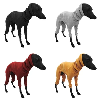Однотонный пуловер для собак, толстовка для маленьких и крупных собак, Ветрозащитная для зимнего отдыха на открытом воздухе