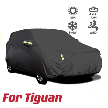 Автомобильный чехол для внедорожника Tiguan, Солнцезащитный козырек, защита от ультрафиолета, Защита от снега, дождя, Ветрозащитные Автомобильные аксессуары для улицы