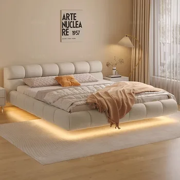 Современная роскошная двуспальная кровать King Size, модная удобная кровать для всего тела, дизайнерская мебель для спальни Cama De Casal от Lazy.
