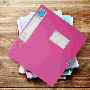 5шт Красочные Папки Для Файлов Офисные Папки Для Файлов Канцелярские Принадлежности Папки для Файлов для Школьного Офиса (Смешанные Цвета)