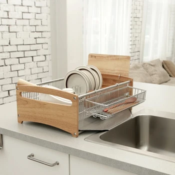 Nordic Simple Ins Log 304 Подставка для посуды из нержавеющей стали, Сушилка для посуды, Кухонная Стойка для хранения
