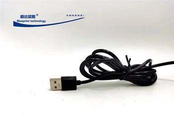 Высококачественный USB-кабель 2.0, кабель для передачи данных, кабель для зарядного устройства, USB-разъем с одной головкой, двухжильный провод длиной 1 м