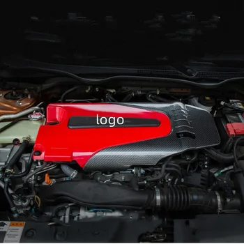 Для Honda Accord Civic 10-го поколения 2016-2020, цветная автоматическая крышка двигателя из углеродного волокна, капот, звукоизоляция H