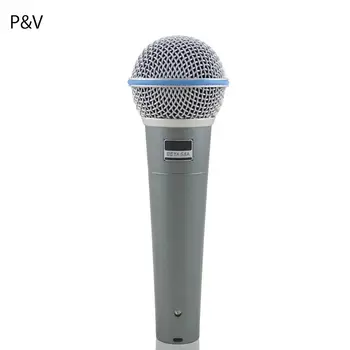 Суперкардиоидный динамический микрофон BETA 58A для сценического пения Профессиональный проводной микрофон для записи вокала в караоке BBOX