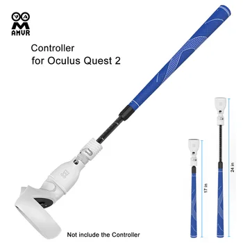Контроллер AMVR VR Handle для Oculus Quest 2 Крепление для клюшки для гольфа Аксессуары для игры в теннис бейсбол Каяк
