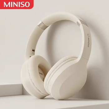 Оригинальный MINISO MCD02 Bluetooth V5.3 HIFI Звуковая Гарнитура С Низкой Задержкой Для Путешествий На открытом воздухе Портативные Складные Наушники Беспроводные 2023New