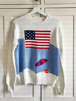 Эстетика Ретро, новая уличная одежда в стиле хип-хоп, вязаный свитер, пуловер, осенний хлопковый свитер в стиле харадзюку, женский свитер большого размера, эмо