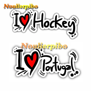 Я люблю Путешествовать по Португалии, Я Люблю Хоккей, Я Люблю Курить, Автомобильные наклейки, Автомобиль, Грузовик, Мотоцикл, Чемодан, Виниловая наклейка
