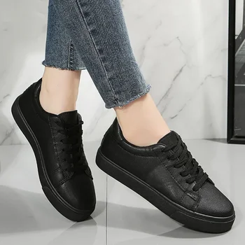 Новые женские кроссовки 2023, весенняя мода, женские туфли на плоской подошве со шнуровкой, уличная повседневная женская обувь для ходьбы, модная женская спортивная обувь