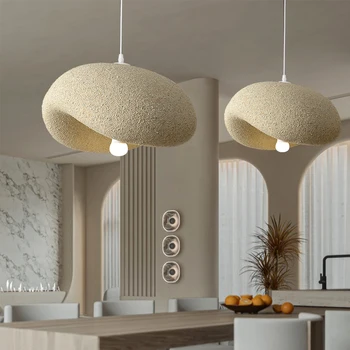 Новый дизайн, люстры Ваби Саби, подвесные светильники в японском стиле, Кухня, столовая, Декор для гостиной, Подвесной светильник, Барная стойка