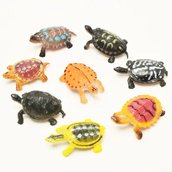 8 шт./компл. различных мини-животных, классическая модель краба, игрушка, имитирующая черепаху, лягушку, модели для детей, милые мультяшные фигурки, игрушки