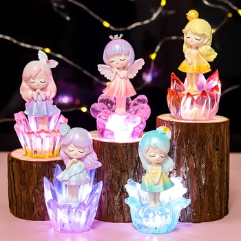 Оригинальная фея мечты с лампой Elf Серия игрушек для слепых ящиков С милыми ручками персонажей аниме В стиле Mystery Box Kawaii Girl Gifts