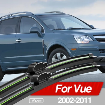 Для Saturn Vue 2002-2011, щетки стеклоочистителя переднего стекла, 2x аксессуары для окон на ветровом стекле 2003 2004 2005 2006 2007 2008 2009 2010