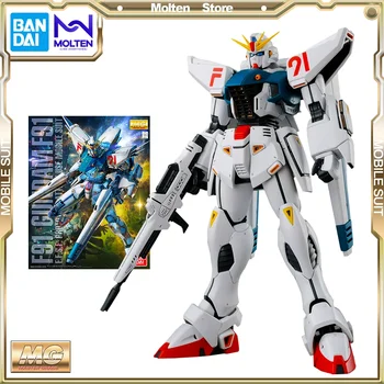 BANDAI Original MG 1/100 Gundam F91 Версии 2.0 МОБИЛЬНЫЙ КОСТЮМ GUNDAM Model Kit Gunpla В сборе
