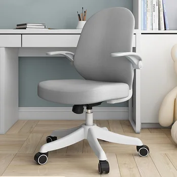 Удобное и долговечное кресло для домашнего компьютера Современный и простой регулируемый стол и стул для офисного использования
