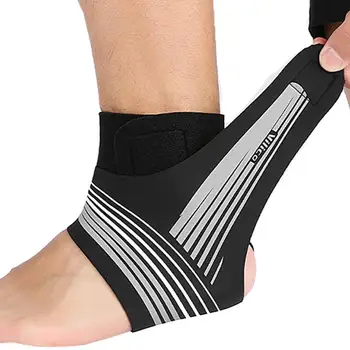 Защитная Футбольная опора для голеностопа Баскетбольный Бандаж для голеностопа Компрессионные Носки Дышащие Обертывания для пятки Защита лодыжки