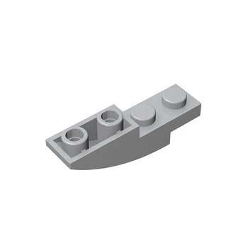 10шт Совместимых Деталей MOC Brick 13547 Наклонно Изогнутых 4 x 1 Перевернутых Строительных Блоков Частиц DIY Assmble Kid Puzzle Brain Toy Подарок