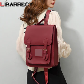 Роскошный Дизайнерский Высококачественный кожаный женский рюкзак, однотонные модные женские студенческие сумки, Новый Женский противоугонный рюкзак-мешок