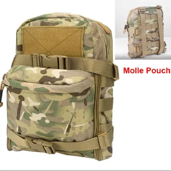 Уличный тактический жилет, нейлоновая сумка 1000D, легкий водонепроницаемый рюкзак, сумка для аксессуаров MOLLE, спортивный рюкзак для кемпинга, охоты