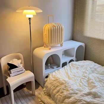 Креативный минималистичный стеклянный абажур в стиле Баухауз, светодиодный торшер для гостиной, домашний декор для спальни, Прикроватный столик для чтения