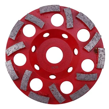 125-миллиметровый алмазный шлифовальный диск с двойным турбонаддувом, абразивный инструмент для бетона, шлифовальный круг, режущая чаша для шлифовального круга, прочный, простой в использовании