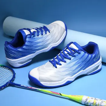 Обувь для бадминтона Hot Couple Профессиональная обувь для тренировок по бадминтону Дышащие теннисные туфли Мужские теннисные спортивные женские кроссовки