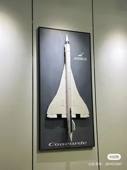 НОВЫЕ 10318 ЗНАЧКОВ Concorde Airbus, знаменитая сверхзвуковая модель коммерческого пассажирского самолета, Строительные блоки, Игрушки для Рождественского подарка
