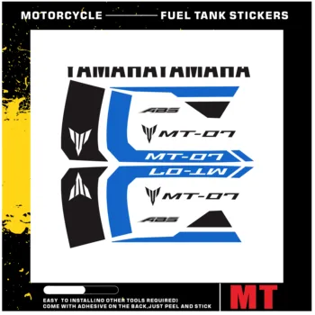 Декоративные аксессуары для мотоциклов, светоотражающие наклейки, наклейки на пленку для Yamaha MT-07 mt07 mt 07