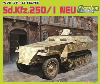 DRAGON 6476 1/35 Немецкая SD.Kfz.250/1 Neu времен Второй мировой войны с Magic Track Premium Edition