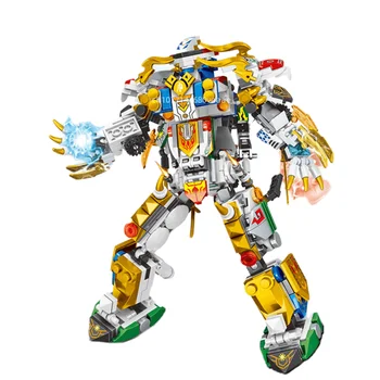 В наличии Супер крутой собранный робот-трансформер 8 в 1 для разборки и сборки, игрушка-мальчик, подарок к празднику, детский пазл