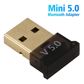USB-адаптеры Bluetooth, Мини-беспроводной компьютерный адаптер BT 5.0, Мини-приемник-передатчик Bluthooth для ПК, Компьютерный динамик, Аудио