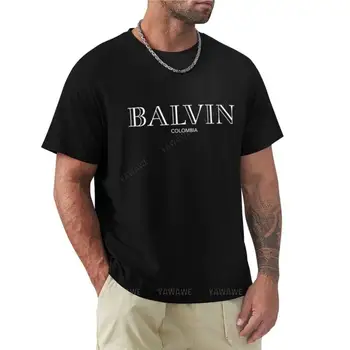 Футболка BALVIN COLOMBIA, футболки для мальчиков, рубашка с животным принтом для мальчиков, футболки больших размеров, пустые футболки, мужские футболки