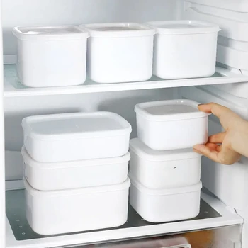 Кухонный холодильник с подогревом в духовке Многофункциональная пластиковая коробка с несколькими зернами, Герметичные банки, Прозрачный Пластиковый контейнер для хранения продуктов