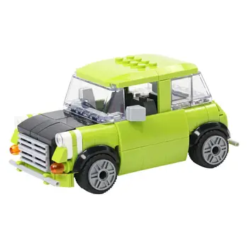 Набор для сборки зеленой модели автомобиля MOC-39171, 242 предмета из телешоу MOC Build
