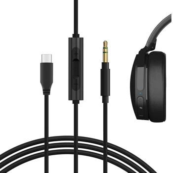 Цифровой аудиокабель Geekria USB-C с микрофоном Совместим с Skullcandy Hesh Evo, Crusher Evo, Crusher Cable